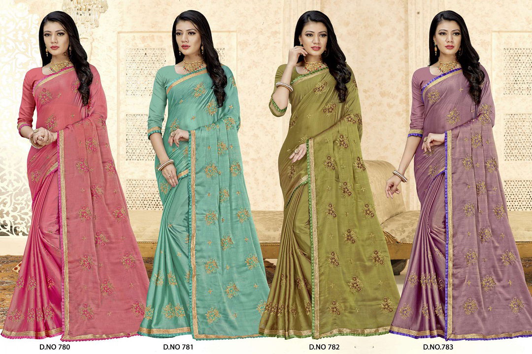 Kalista Twenty Twenty Party Wear Georgette Saree Collection